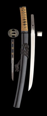 Lot 68 - A JAPANESE SWORD (WAKIZASHI)