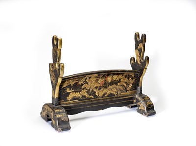Lot 103 - A JAPANESE SWORD STAND (KATANA-KAKE)