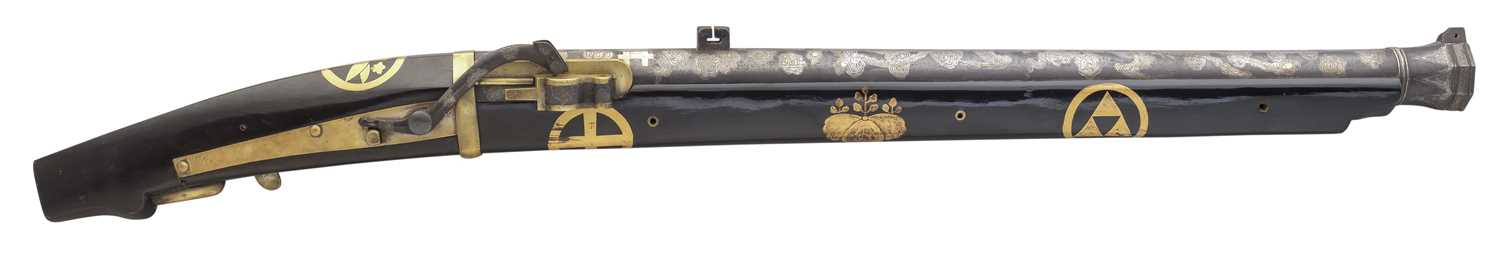 Lot 108 - A JAPANESE MATCHLOCK GUN (TEPPO)