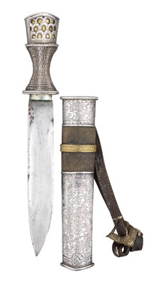 Lot 118 - A TIBETAN DAGGER