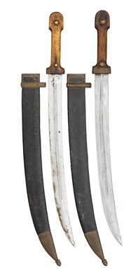 Lot 195 - A RUSSIAN COSSAK MILITARY DAGGER (KINDJAL)
