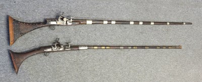 Lot 224 - A 20 BORE NORTH AFRICAN (KABYLE) SNAPHAUNCE MUSKET