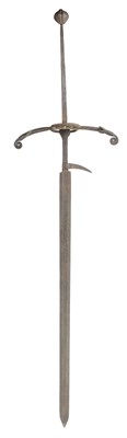 Lot 239 - A GERMAN TWO-HAND SWORD