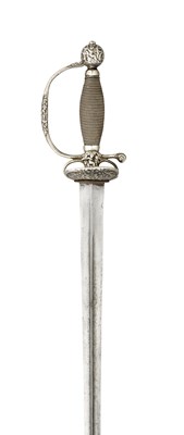 Lot 252 - A SILVER-HILTED SMALL-SWORD