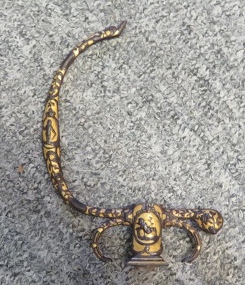 Lot 257 - ELEMENTS OF A FINE FRENCH CHISELLED AND GILT SMALL-SWORD HILT BY BRUNON