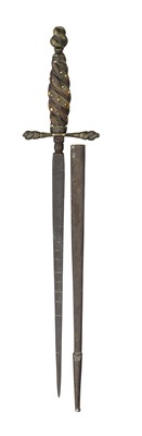 Lot 259 - AN ITALIAN GUNNER'S STILETTO (FUESTTO DI BOMBARDIERE)