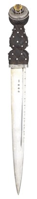 Lot 266 - A SILVER-MOUNTED HIGHLAND DIRK