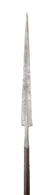 Lot 268 - A RARE ITALIAN GOTHIC SPEAR
