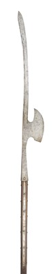 Lot 269 - A BAVARIAN SWORD HALBERD