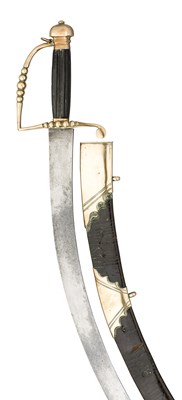 Lot 283 - AN OFFICER'S SWORD WITH FIVE-BALL HILT