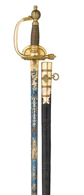 Lot 285 - A FINE OFFICER'S DRESS SWORD