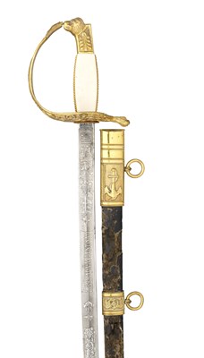 Lot 303 - AN ARGENTINIAN NAVAL OFFICER'S SWORD