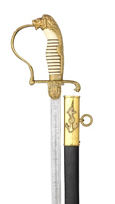 Lot 304 - A VENEZUELAN NAVAL OFFICER'S SWORD