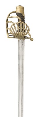 Lot 313 - A FRENCH MODEL 1784 'GARDE DE BATAILLE' DRAGOON OFFICER'S SWORD