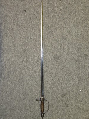 Lot 315 - A FRENCH OFFICER'S SWORD
