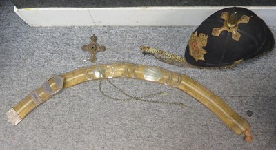 Lot 335 - AN OFFICER'S CROSSBELT OF THE 13TH HUSSARS