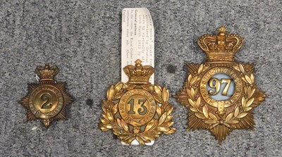 Lot 339 - INFANTRY HEADDRESS PLATES