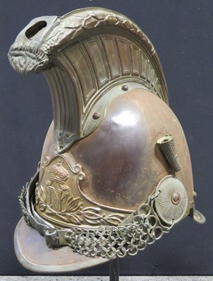 Lot 341 - â€¡ A FRENCH HELMET FOR AN OFFICER OF THE CENT-GARDES