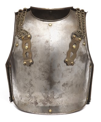 Lot 342 - A FRENCH COMPOSITE CAVALRY CUIRASS