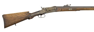 Lot 463 - A .400 CALIBRE NORWEGIAN BREECH-LOADING SPORTING RIFLE BY L. H. HAAGEN & CO.