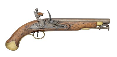 Lot 471 - A .56 CALIBRE WILLIAM IV 1824 PATTERN FLINTLOCK SEA SERVICE PISTOL