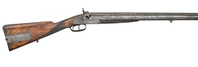 Lot 477 - A D.B. PERCUSSION CAPE RIFLE BY JOSEPH BOURNE