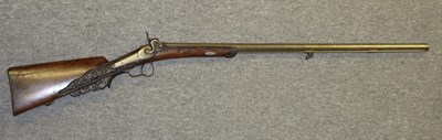 Lot 480 - A 14 BORE PERCUSSION SPORTING GUN