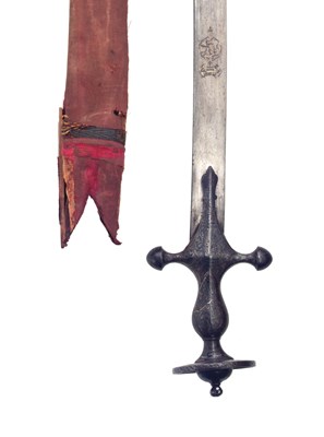 Lot 3 - an indian talwar