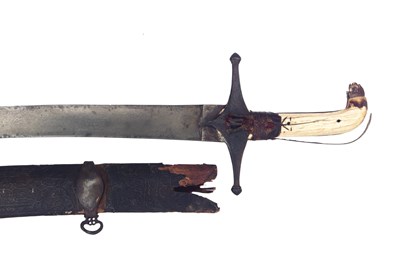 Lot 5 - an indo-persian shamshir