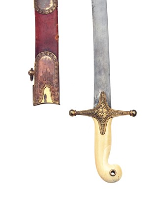 Lot 26 - a general officers mameluke-hilted sword