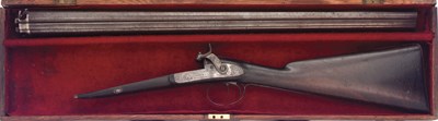 Lot 37 - a d.b. percussion sporting gun by samuel & charles smith