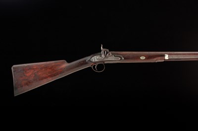 Lot 48 - a percussion sporting gun by gardner