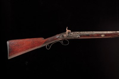 Lot 51 - a percussion sporting gun signed H.Nock
