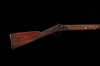Lot 53 - A PERCUSSION SPORTING GUN BY RIGBY