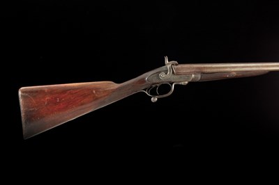 Lot 57 - a 13 bore d.b. pin-fire shotgun by joseph lang