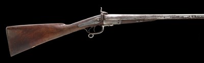 Lot 58 - a 13 bore d.b. pin-fire shotgun by w.findlay