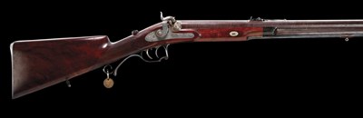 Lot 73 - a .650 percussion sporting rifle by anton vincent lebeda w praze