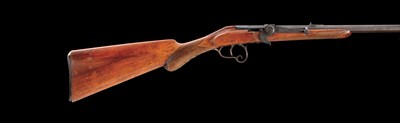 Lot 75 - a swiss breech-loading needle-fire target rifle of small bore by v.sauerbrey in basel