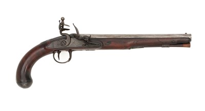 Lot 80 - A flintlock duelling pistol by jover