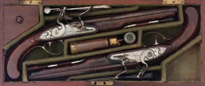 Lot 85 - a pair of flintlock holster pistols signed j.probin