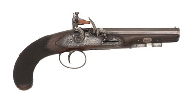 Lot 92 - A Scottish flintlock rifled travelling pistol by Alexander Thomson