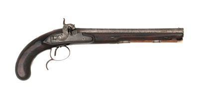 Lot 123 - a percussion duelling pistol by henry nock