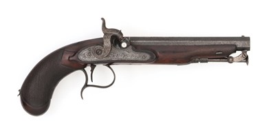 Lot 137 - AN IRISH PERCUSSION OFFICER'S PISTOL BY WILLIAM &