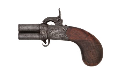 Lot 142 - an irish percussion turn-over pistol by william & john rigby
