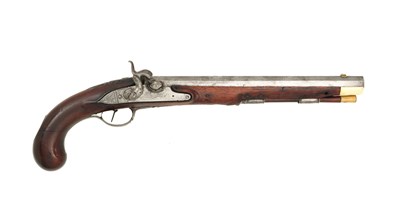 Lot 162 - a german percussion rifled pistol by j.j.futter in dresden