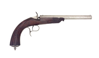 Lot 167 - A CONTINEntal PERCUSSION GALLERY PISTOL