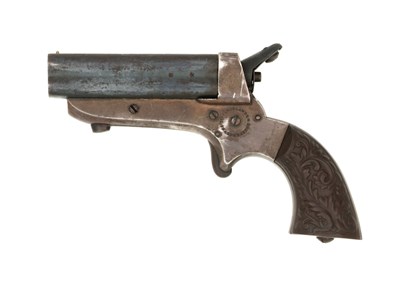 Lot 172 - a .30 calibre  rim-fire sharp's patent  four-shot derringer by tipping & lawden