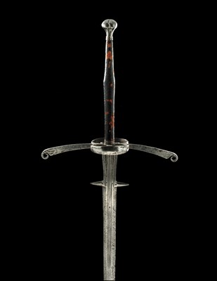 Lot 284 - A GERMAN TWO-HAND SWORD
