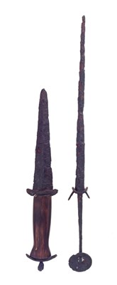 Lot 291 - A BALLOCK DAGGER