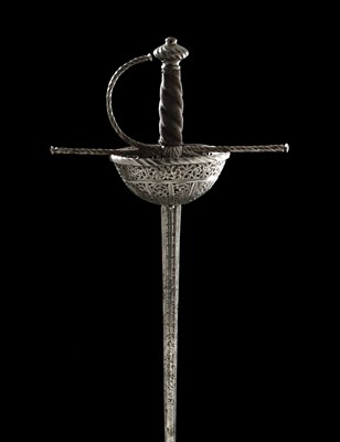 Lot 305 - **a spanish cup-hilt rapier